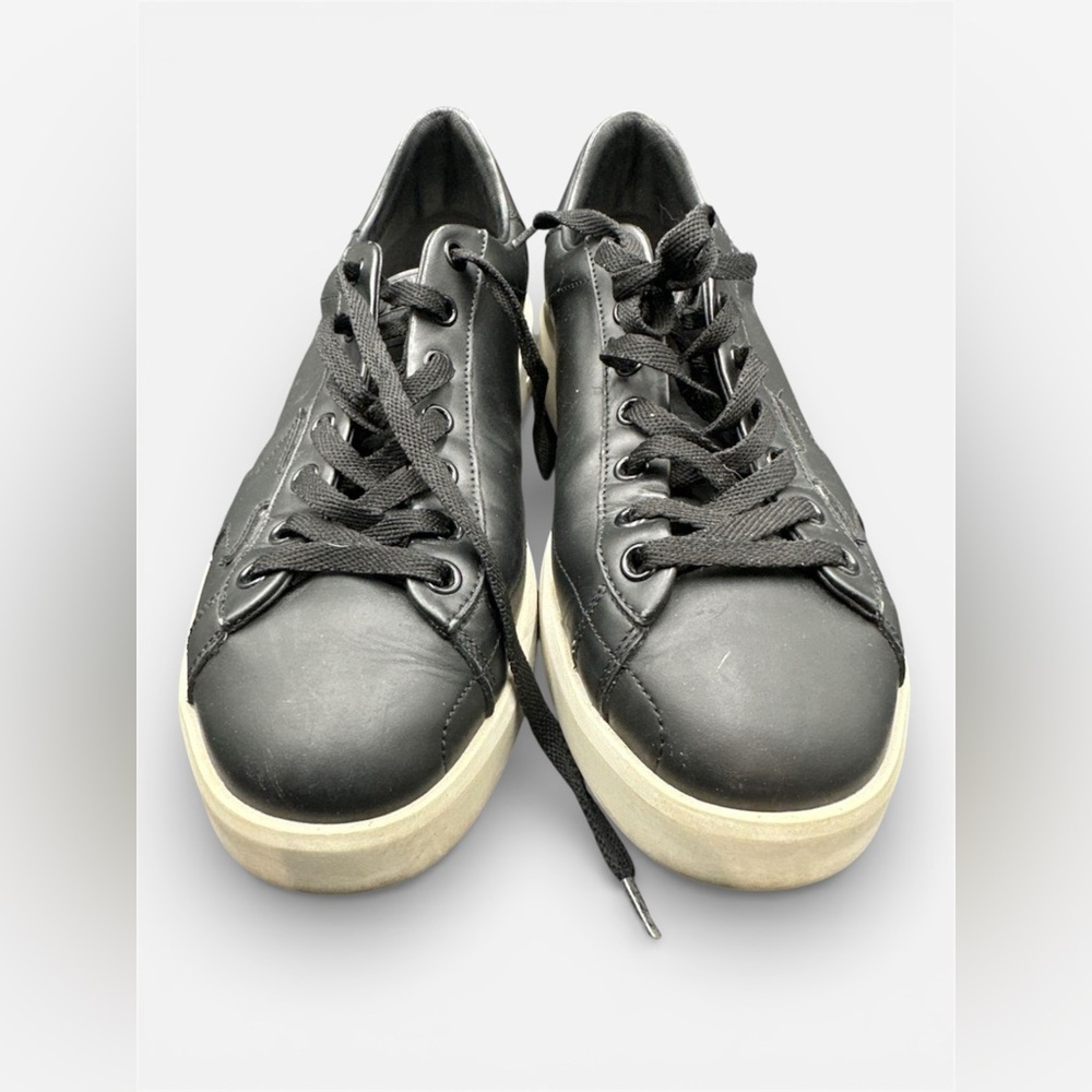 Golden Goose Pure-Star Womens Size EU 33 US 6.5-7 Black Leather Sneakers - Picture 3 of 9